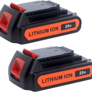 2-Pack 4.0Ah 20V Black & Decker Battery for 20V MAX Tools