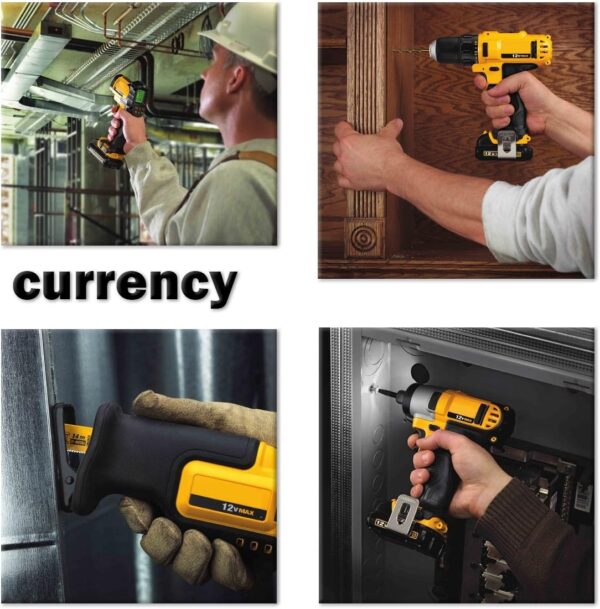 2-Pack Dewalt 12V 3Ah Max Lithium Ion Battery Replacement - Image 4