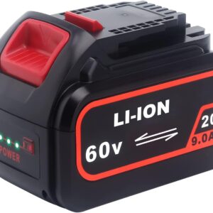DCB609 DEWALT 20V/60V 120V MAX Lithium-Ion 9.0Ah Battery Replacement