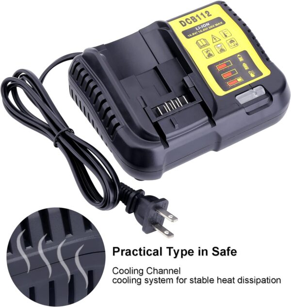 Dewalt charger and Dyson V6 battery adapter Compatible with Dewalt 20V Battery - Image 2