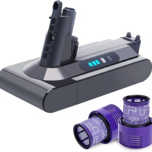 Dyson V10 25.2V 5.0Ah Battery Replacement for V10 Vacuum Cleaner