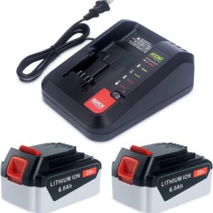 Black & Decker Fast Charger and 20V MAX Lithium Batteries Replacement