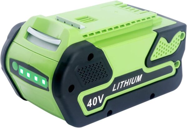 GreenWorks 40V 6Ah Lithium-ion Battery Replacement for GreenWorks 40V G-MAX Power Tools