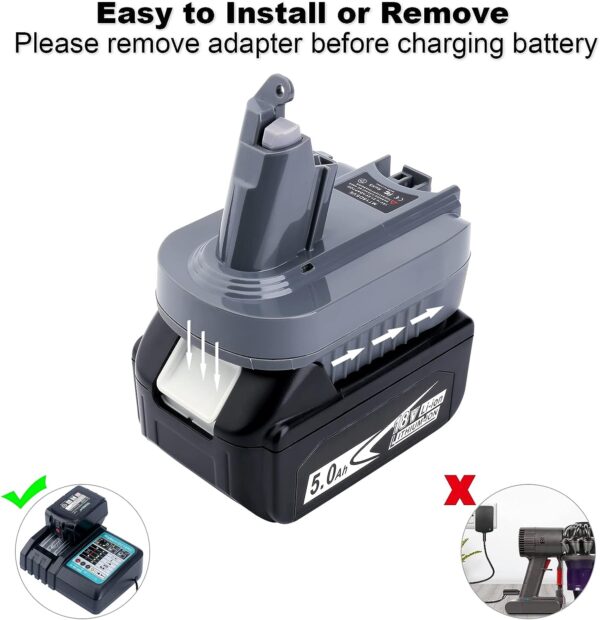 V6 Battery Adapter Compatible with Makita 18V Lithium Battery - Image 4