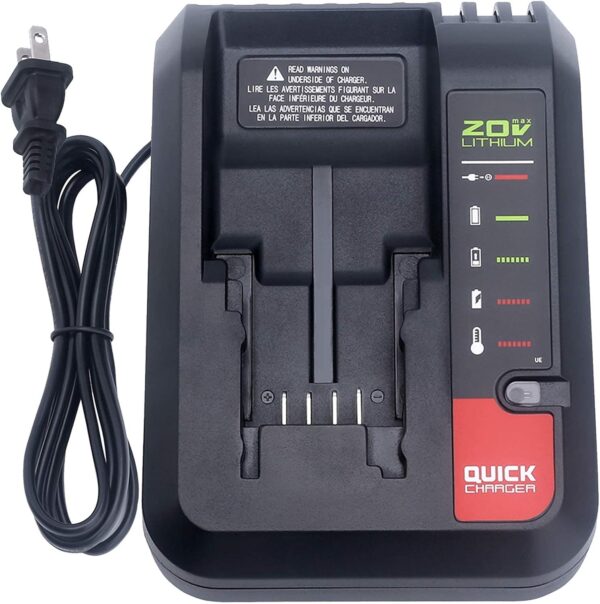 Black & Decker Fast Charger and 20V MAX Lithium Batteries Replacement - Image 4