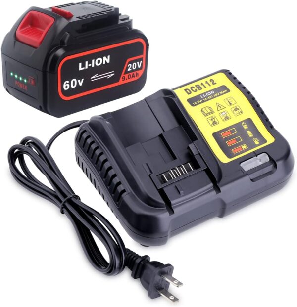 dewalt 20V/60V MAX 9.0Ah Battery and 12V/20V MAX Battery Charger