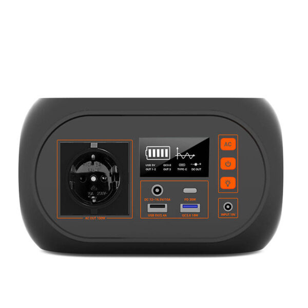 The Versatile Portable Power Station with display