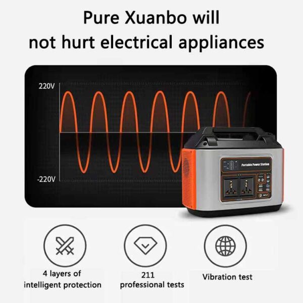 Portable Power Supply with 6 USB Output T500 - Image 3