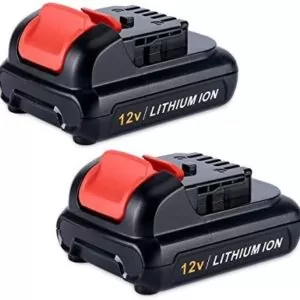 2-Pack Dewalt 12V 3Ah Max Lithium Ion Battery Replacement